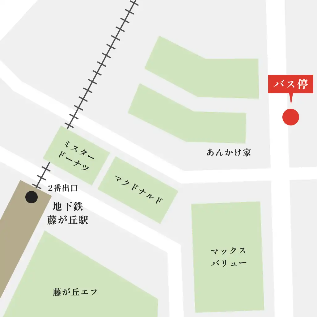バス停の地図